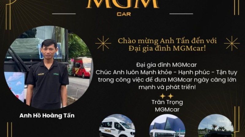 Công ty MGM Việt Nam cho thuê xe du lịch