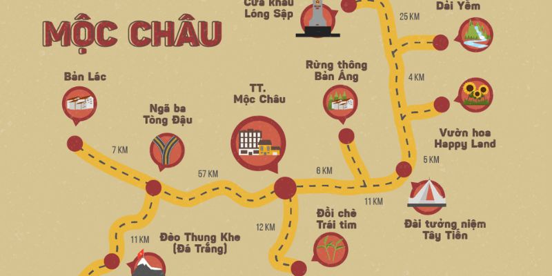 Lịch trình chi tiết khám phá Mộc Châu